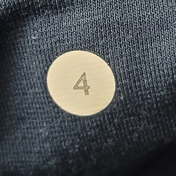 Lululemon Practice Daily Pant Inkwell Ruched Tuzedo Stripe Size 4 - Picture 3 of 6